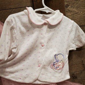 Tuti Fruiti 6-9M Girl Top White Floral